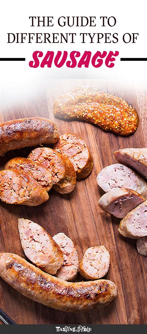 24 Types Of Sausage, Explained - Tasting Table | Quick easy meals, Pork ...