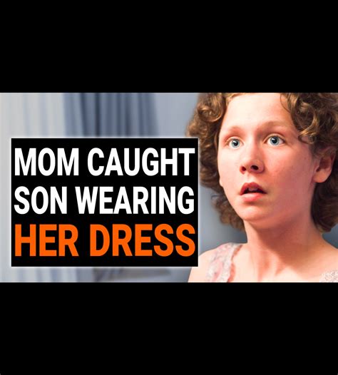 AmoMama.com - Mom caught son wearing a dress