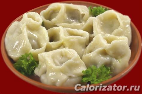 Манты рецепт - калорийность, состав, описание - Calorizator.ru
