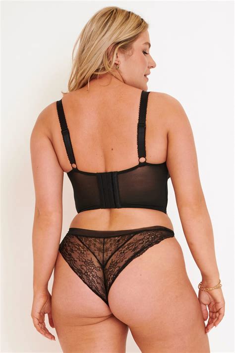 Gigi Brazilian Brief | Pour Moi | Gigi Brazilian Brief | Black/Rose