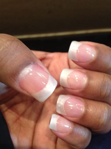 Pearl Tip Acrylic Nails