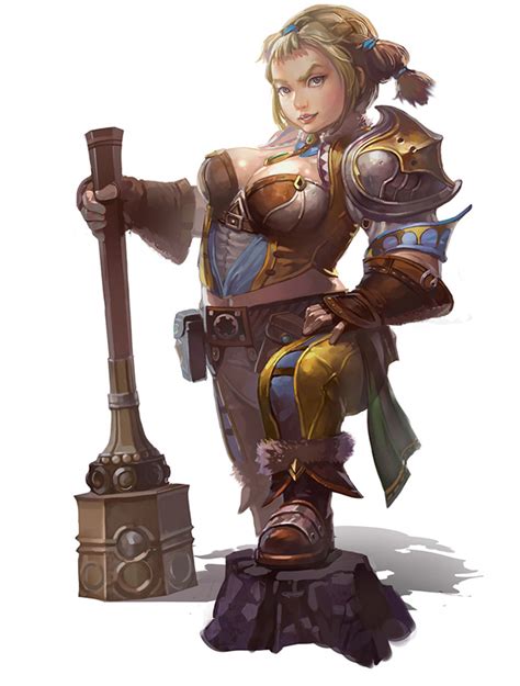 Dwarf Girl by niqbee on DeviantArt Fantasy Dwarf, Heroic Fantasy ...