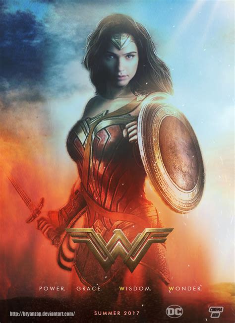 Wonder Woman Gal Gadot Poster by Bryanzap on DeviantArt