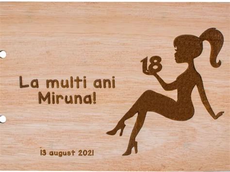 album foto majorat personalizat din lemn guestbook balerina  cm