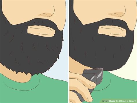 how to clean beard