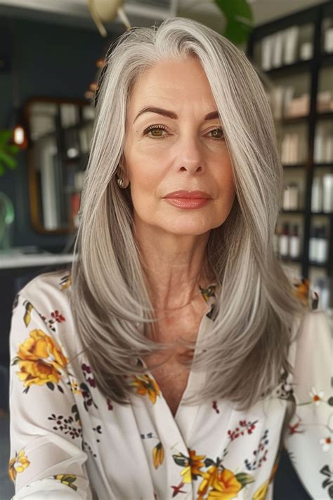 33 Gorgeous Gray Long Hairstyles That Are Redefining Glamour in 2024