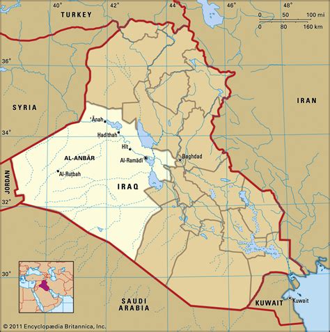 al ramadi iraq map history britannica