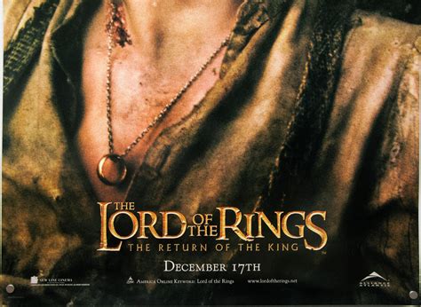 The Lord Of The Rings: The Return Of The King / one sheet / teaser ...