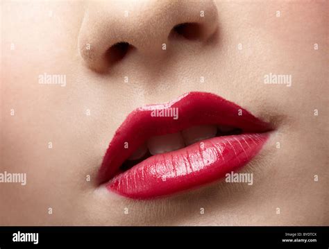 beautiful girl's lips Stock Photo - Alamy