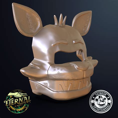 3D file FOXY TOY MASK - FIVE NIGHTS AT FREDDY'S COSPLAY - ETERNAL