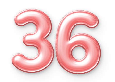 number balloon pink  png
