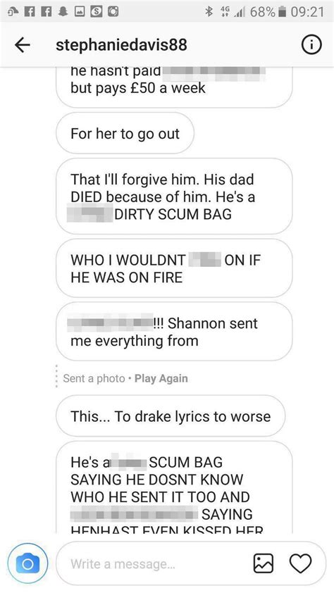 Stephanie Davis brands Jeremy McConnell 'vile' and alleges he was to