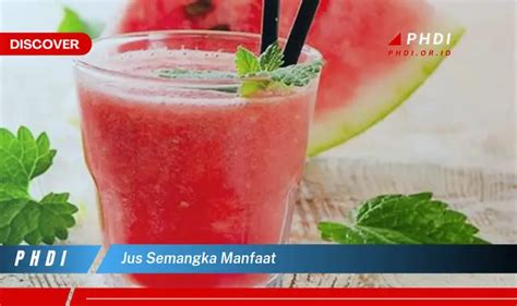 Temukan 7 Manfaat Jus Semangka yang Wajib Kamu Tahu