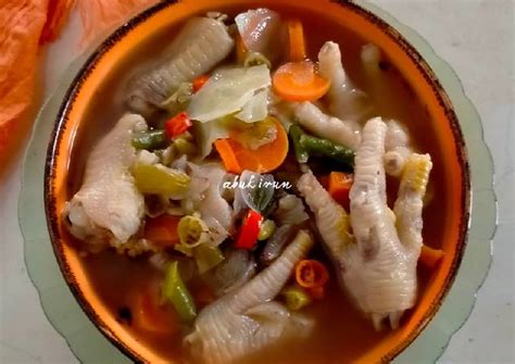 Resep Sop Ceker Ayam oleh abuk irun - Cookpad