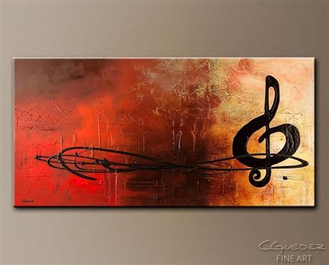 Music Notes Abstract Art