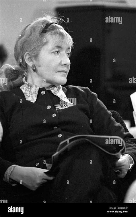 Poet Yulia Drunina laureate of the RSFSR State Prize Stock Photo - Alamy