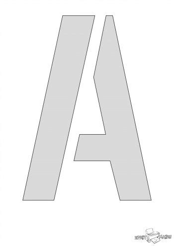 Шрифты букв алфавита для вырезания