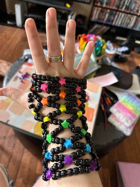 Rainbow kandi cuff : r/kandi