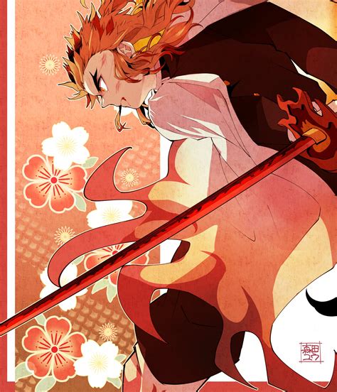 Rengoku Kyoujurou Kimetsu No Yaiba Image 2800616 Zerochan Anime Images
