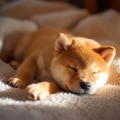 shiba inu sleeping images    freepik