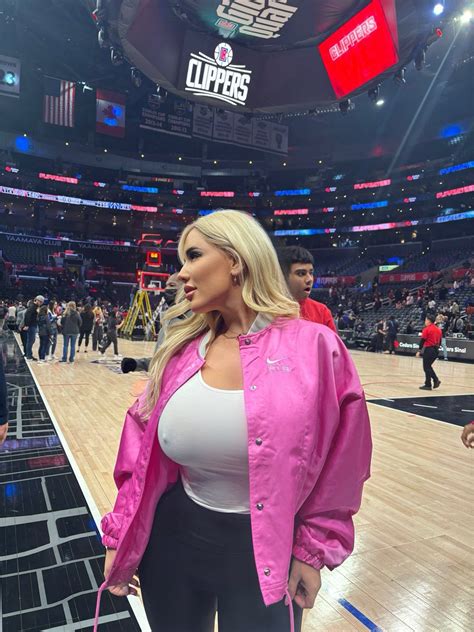 In Photos: Savannah Bond attends LA Clippers' defeat of Washington