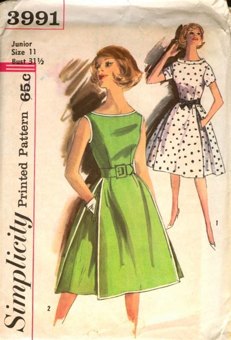 Simplicity 3991 | Vintage Sewing Patterns | Fandom