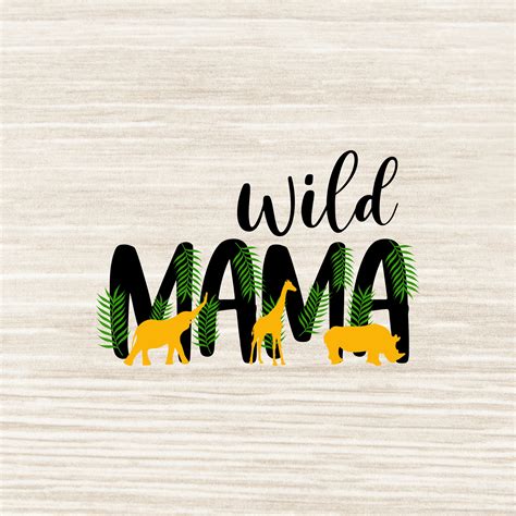 Family Birthday Svg Wild Mama Svg Wild Mom Svg Wild Mommy - Etsy