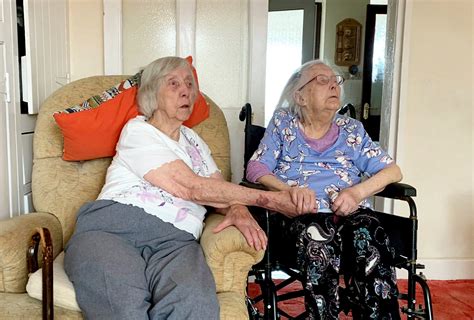 Say Cheese: Britain’s Oldest Twins Who Led ‘Frugal Lives’ Celebrate