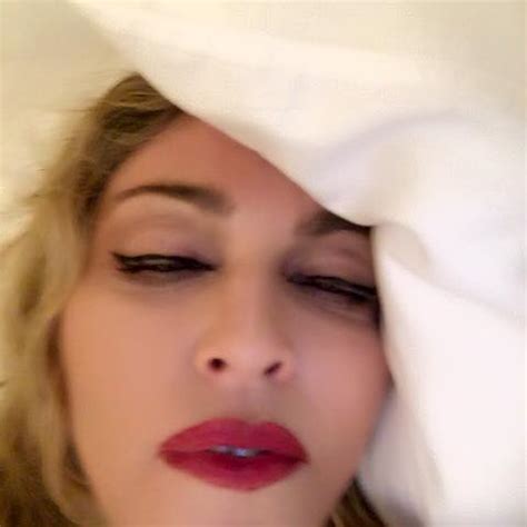 madonnalicious: Madonna's Instagram: Bedtime Selfie