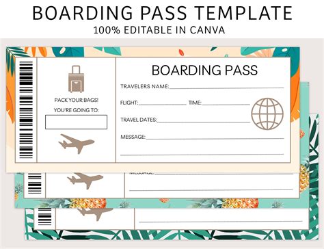 Boarding Pass Template
