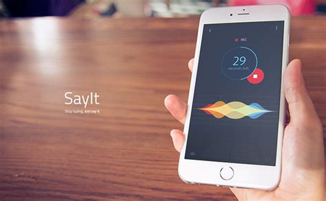 sayit  conversation app  behance