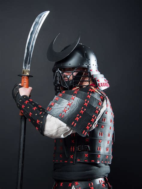 Japanese Samurai leather warrior armor O-Yoroy Historical | Etsy