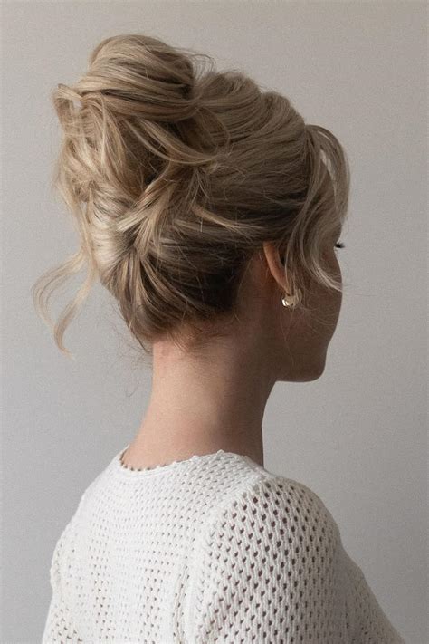 How to: High Bun Updo Hairstyle ️ - Alex Gaboury Long Hair Ponytail ...