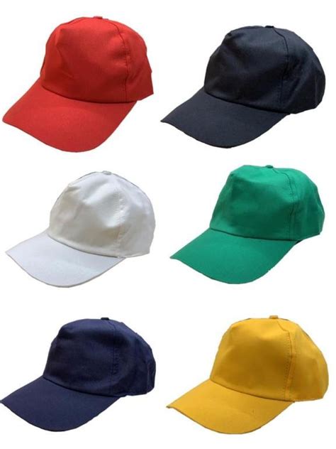 cotton blend plain cap  promotional size   rs piece