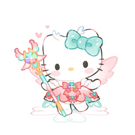 Hello Kitty cute fantasy art - YouLoveIt.com