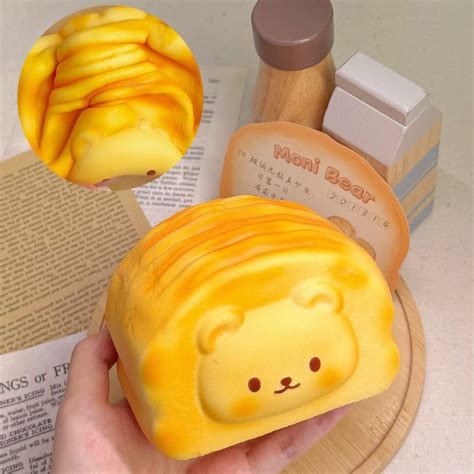 bear bread squishy creamiicandy shop squishies  squishy shop