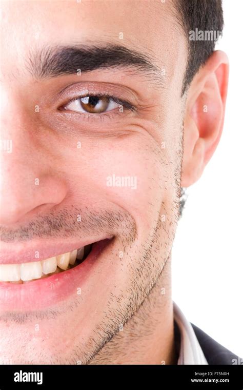 beautiful smiling man close  stock photo alamy
