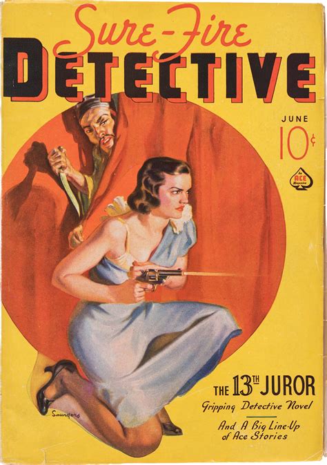 The 13th Juror -- Pulp Covers