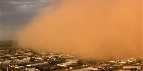 Dust Storm covers city in Arizona | Myanmar International TV