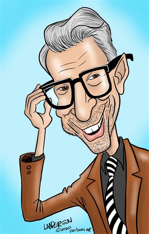 Jeff Goldblum Caricature