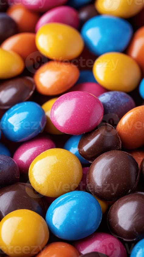 colorful candy assortment featuring bright chocolate coated treats