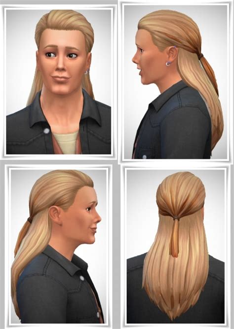 JohnnyW?s Ponytail hair - The Sims 4 Catalog