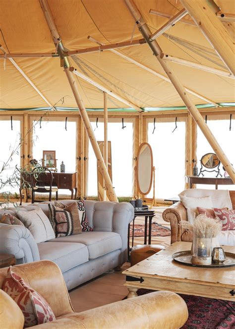 Tipi Tenthouse En-Suite for 8 - Wilderness Festival