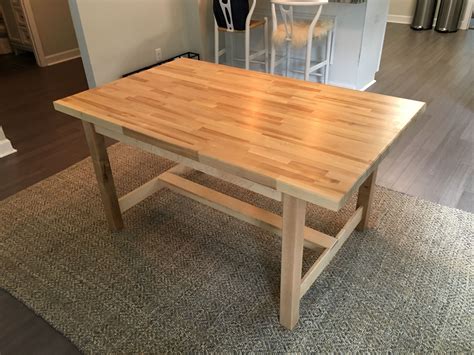 Butcher Block Dining Table Ikea at Oliver Lindgren blog