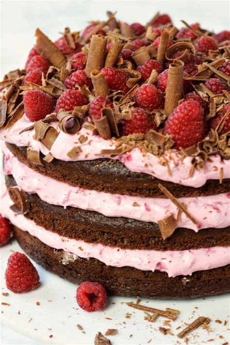 Chocolate raspberry mousse cake – Artofit