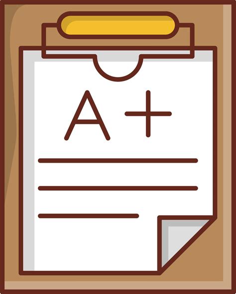 marksheet vector illustration   transparent background premium