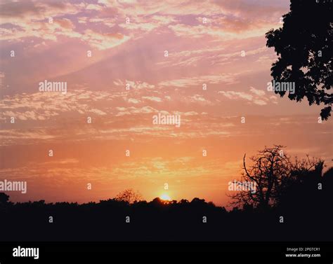 sunset sky  gorgeous colors stock photo alamy