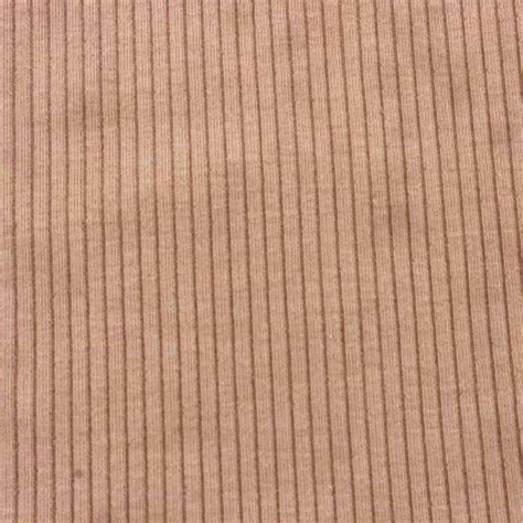 peach light solid  rib knit fabric   yard style  organic