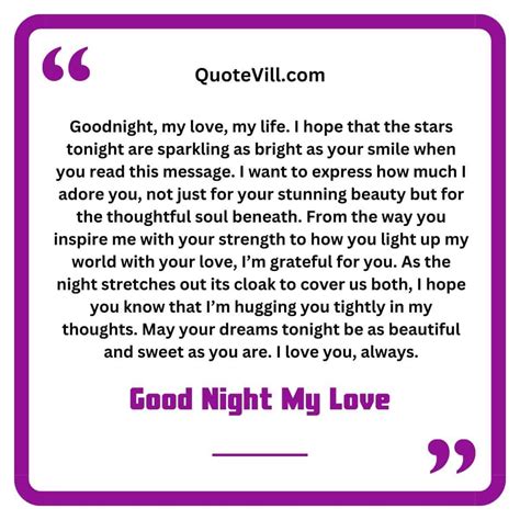 sweet long goodnight messages    feel special