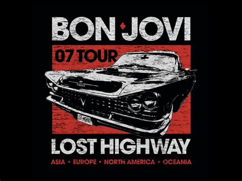 Bon Jovi - Lost Highway by Mutant Lagoon on Dribbble